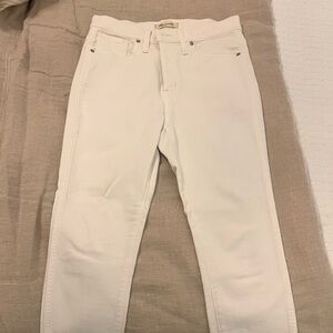 Madewell White Jeans